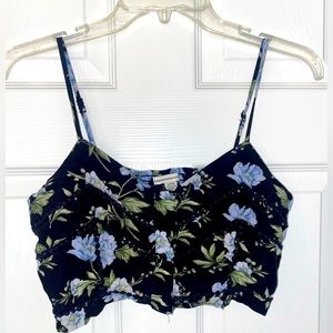 American Eagle crop tank top. Size S